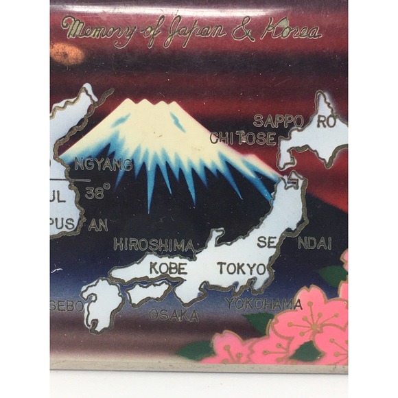 Vintage Cigarette Case Memory of Japan and Korea from Korean War Times - Picture 2 of 11